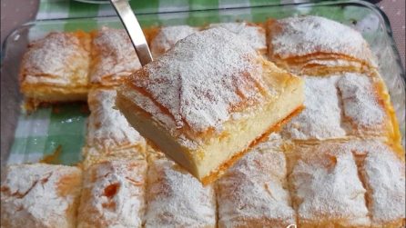Torta cremosa di sfoglia: la ricetta del dessert che accontenta tutti