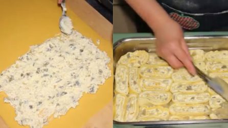 Rotolo di pasta con ricotta e carciofi: la ricetta del primo piatto ricco e gustoso
