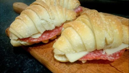 Cornetti salati: la ricetta semplice per una cena alternativa