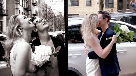 Coronavirus, si sono giurate amore eterno per le strade deserte di New York: "Ora più unite che mai"