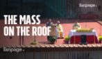 Southern Italy, the Easter mass takes place on a roof among the buildings: “We are weak men”