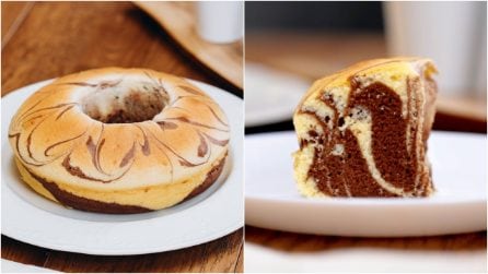 Ciambella zebrata: il dolce soffice e dal risultato goloso!