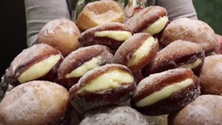 Krapfen alla crema: un dessert super soffice e golosissimo