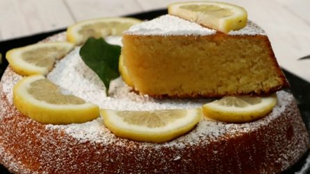 Caprese al limone: la ricetta del dessert soffice e delizioso
