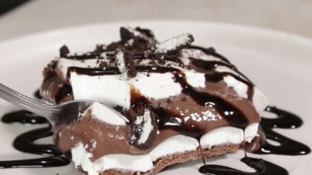 Lasagna di cioccolato fredda: la ricetta golosa e veloce