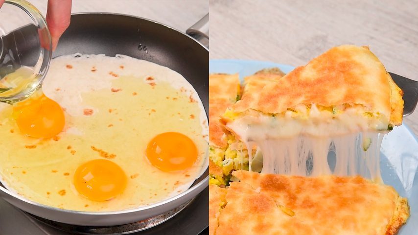 Piadina ripiena di frittata: la ricetta sfiziosa pronta in ...
