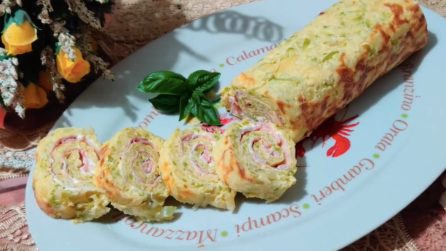 Rotolo di zucchine: la ricetta fresca e golosa per un secondo piatto saporito