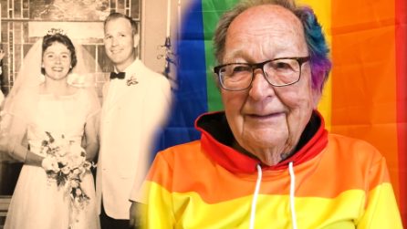 A 90 anni confessa alla figlia di essere gay da tutta la vita e fa coming out: "Sono libero"