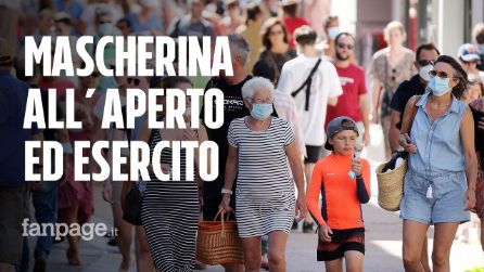Il piano del governo per frenare i contagi: obbligo mascherine all’aperto ed esercito negli ospedali
