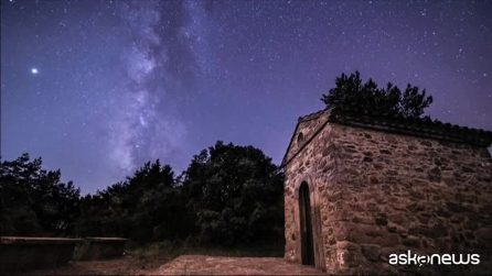Stelle cadenti, lo spettacolo in timelapse delle Perseidi