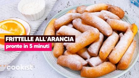 Frittelle all'arancia: pronte in soli 5 minuti!