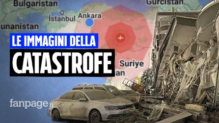 Terremoto Turchia: le terribili immagini della catastrofe