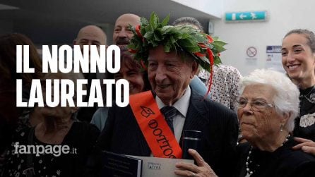 Il bisnonno Oscar si laurea in legge a 89 anni: “Per i sogni non è mai troppo tardi”
