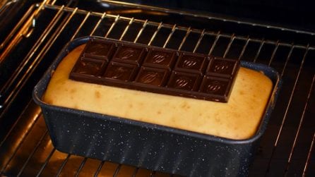 Plumcake con cuore di cioccolato: soffice e delizioso da fare in pochi minuti!