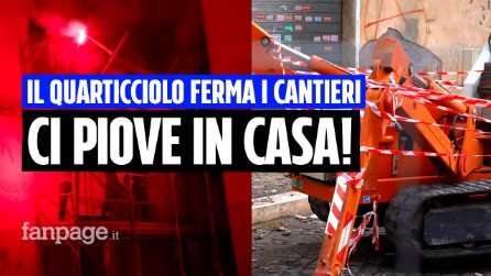 Quarticciolo, residenti occupano cantiere Ater: "Servono lavori urgenti, case fatiscenti"