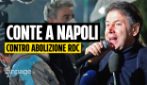 Conte a Scampia: "Qui non c'è lavoro, senza Rdc è disperazione"