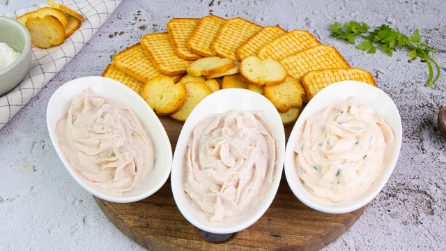 3 mousse salate, veloci, sfiziose e perfette per farcire tartine o vol au vent