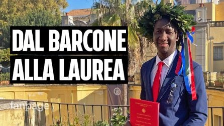 La storia di Omar Marong, dal barcone alla laurea: "Sogno di diventare Presidente del Gambia"