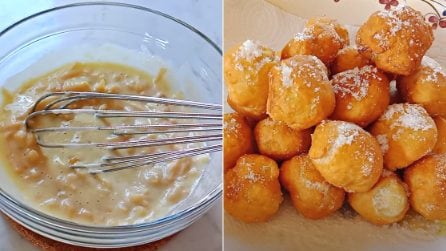 Castagnole "insolite": la ricetta del goloso dessert con un ingrediente in più