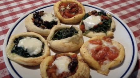 Sfogliatine con verdure: la ricetta veloce per uno snack sfizioso