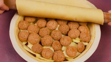 Torta amamela: la crostata di mele e amaretti super golosa!