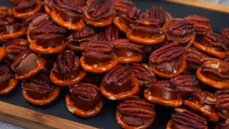 Pretzel rolo turtles: il dolcetto americano facile e goloso!