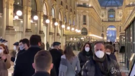 Milano, il centro torna a riempirsi nel primo weekend di zona gialla