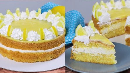 Torta delizia al limone: la ricetta classica del dolce fresco e soffice!