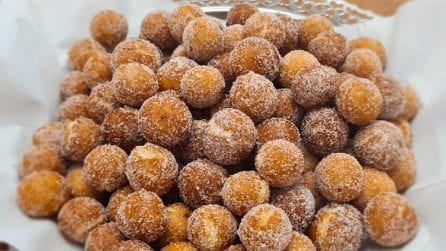 Castagnole in 10 minuti: la ricetta veloce per averle perfette