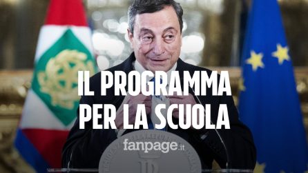 Scuola, le proposte di Mario Draghi: in classe fino a giugno e assunzione insegnanti a settembre