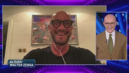 Grande Fratello VIP - Walter Zenga in collegamento con lo studio