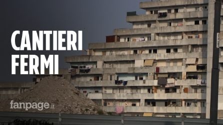 Vele di Scampia, un anno dopo l'abbattimento i cantieri sono fermi: "Il Covid ha bloccato i lavori"