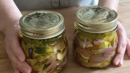 Carciofini sott’olio: la ricetta per averli davvero saporiti