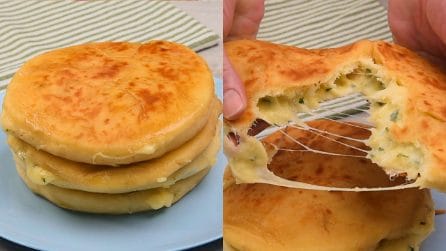 Focacce ripiene in padella senza lievito: l’idea veloce per un piatto saporito!