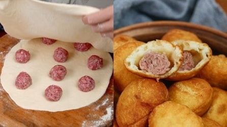 Frittelle con polpette: l'idea originale per un piatto sfizioso!