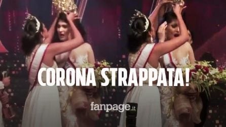 Lite tra miss in diretta tv, strappata la corona dalla testa alla vincitrice che finisce in ospedale