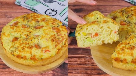 Torta focaccia: soffice e profumatissima!