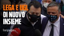 Ugl a Milano per il Primo maggio, giornalisti strattonati, Salvini: "Solidarietà a Durigon"