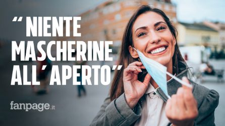 Niente mascherina all'aperto, l'annuncio di Sileri: quando si potrà evitare di indossarla