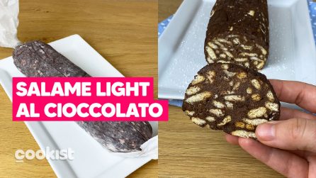 Salame al cioccolato light: senza cottura, facile e con poche calorie!