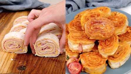 Rotoli di piadina farciti e fritti: la ricetta sfiziosa che lascerà a bocca aperta!