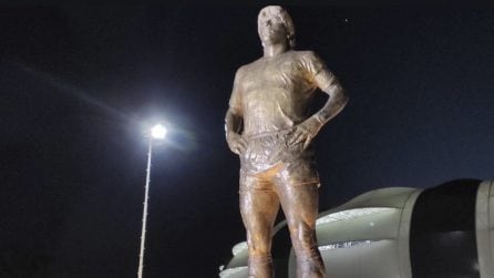 La più grande statua di Diego Armando Maradona in Argentina