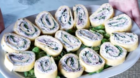 Girelle di frittata: la ricetta del secondo piatto fresco e gustoso