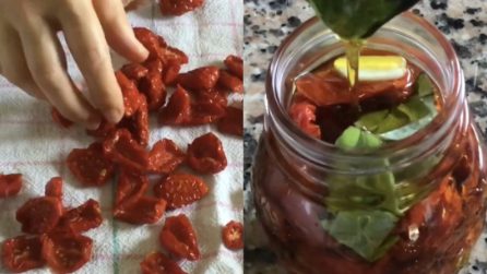 Pomodori secchi sott’olio: la ricetta per prepararli a casa