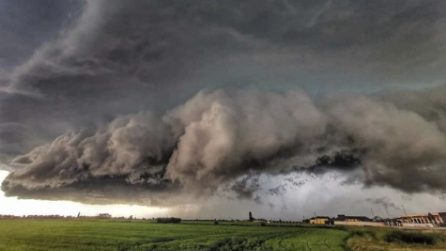 Maltempo, downburst in provincia di Vercelli: il fenomeno si abbatte in maniera violenta