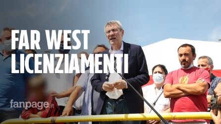 Licenziati in due aziende quasi 600 operai dopo lo sblocco, Landini: "Logica da Far West"