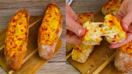 Baguette ripiena all’uovo e verdure: la variante vegetariana di una ricetta spettacolare!