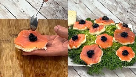 Fiori di tramezzini: l’aperitivo da leccarsi i baffi!