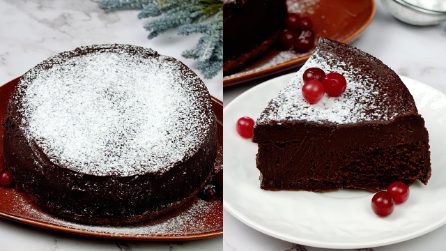 Torta al cioccolato senza farina: il dolce goloso pronto con 4 ingredienti!