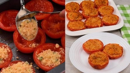 Pomodori gratinati: per una cena leggera e veloce!